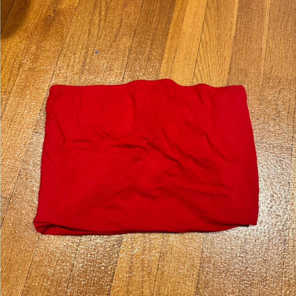 Vibrant Red Tube Top